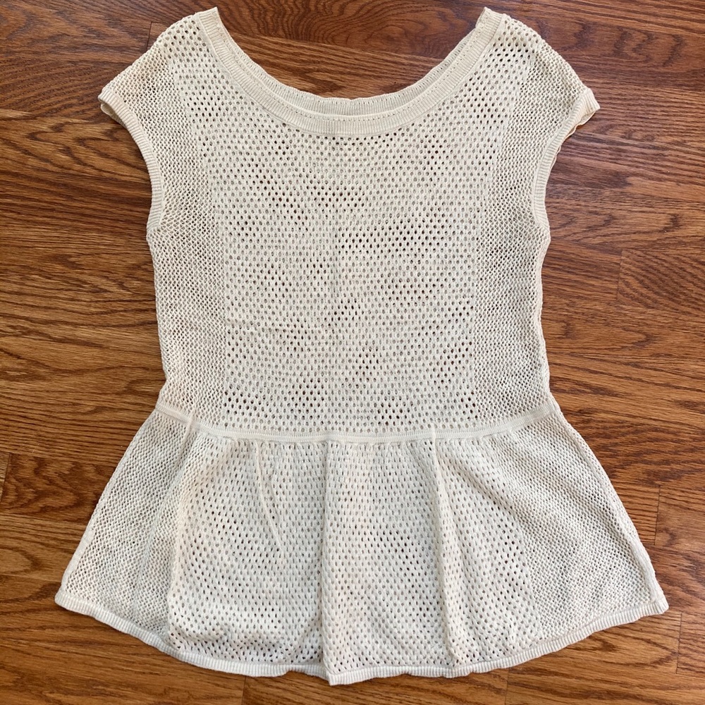 American Eagle | woven peplum top